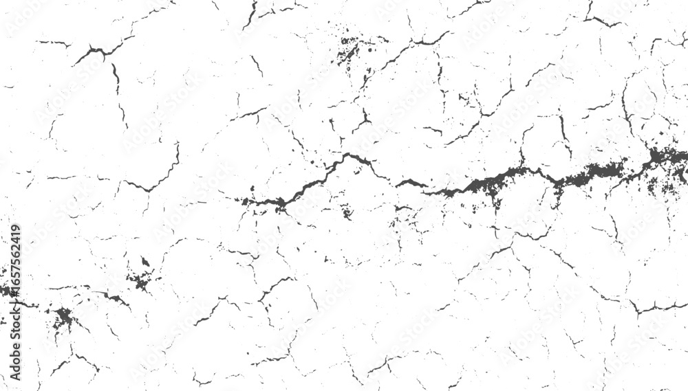Cracked white background wall crack texture distressed cracked surface grunge wall cracked pattern, Scratched Grunge Urban Texture Vector. Dust Overlay Distress Grainy Grungy Effect. vector design