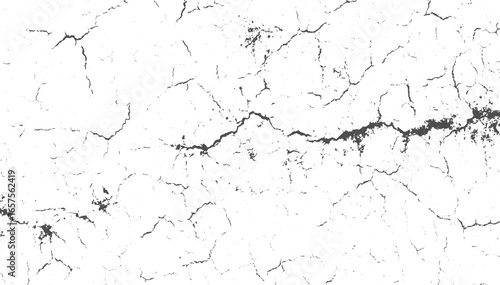 Cracked white background wall crack texture distressed cracked surface grunge wall cracked pattern, Scratched Grunge Urban Texture Vector. Dust Overlay Distress Grainy Grungy Effect. vector design 