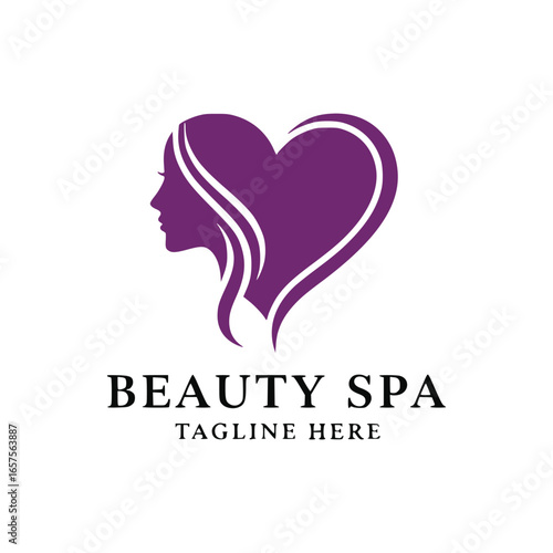 Beauty spa logo icon design