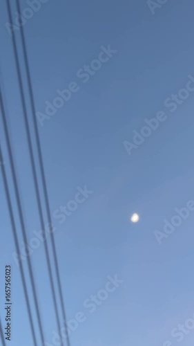 moon, sky, blue, space, night, day, nature, clouds, white, light, evening, lunar, full, planet, moonlight, cloud, astronomy, heaven, clear, weather, bright