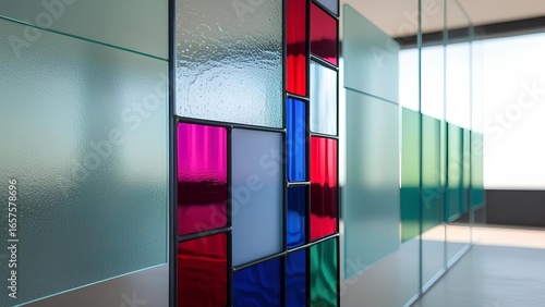3d render of a modern building blocks