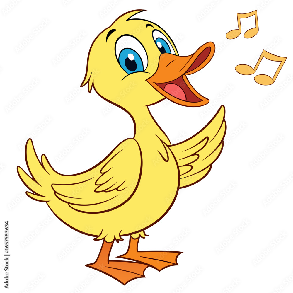 Fototapeta premium duck illustration vector 