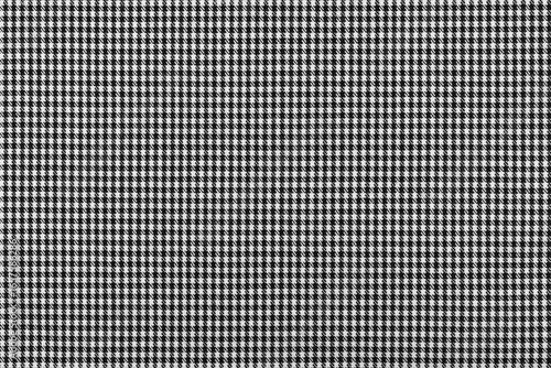 Pepita fabric texture for tailor made clothes. Classic black and white pepita houndstooth seamless pattern. Top view.