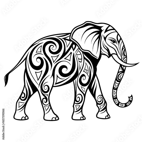 elephant vector illustration art