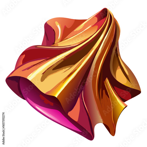silk satin fabric with moiré wavy