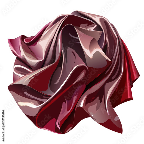 red silk background