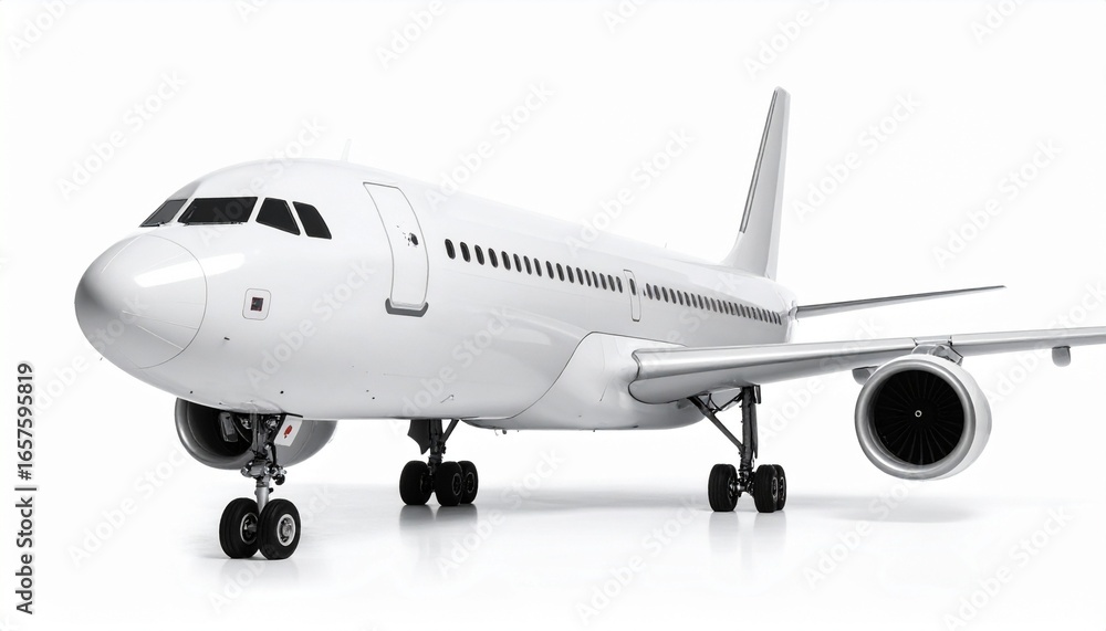 Obraz premium airplane on the runway