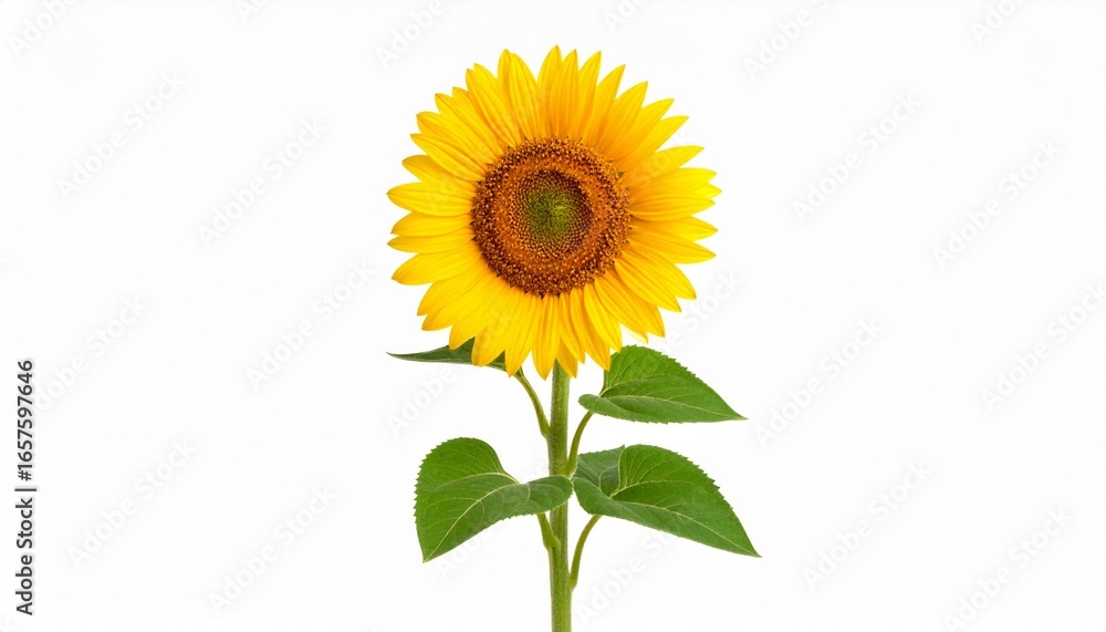 Obraz premium sunflower isolated on white background
