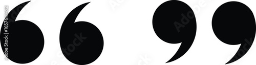 The quote symbol of the quotation mark, the most use of quotation marks used in English literature