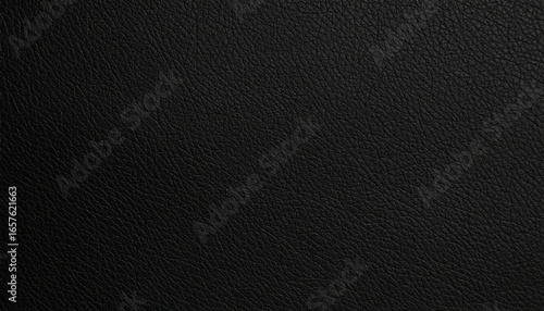 Wallpaper Mural Close-up of a black leather surface with fine grain texture and natural creases Torontodigital.ca
