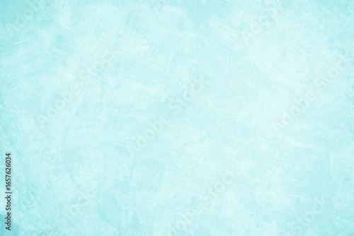 Pastel blue and white concrete stone texture for background in summer wallpaper. Cement and sand wall of tone vintage. Concrete abstract wall of light cyan color, cement texture mint green for design.
