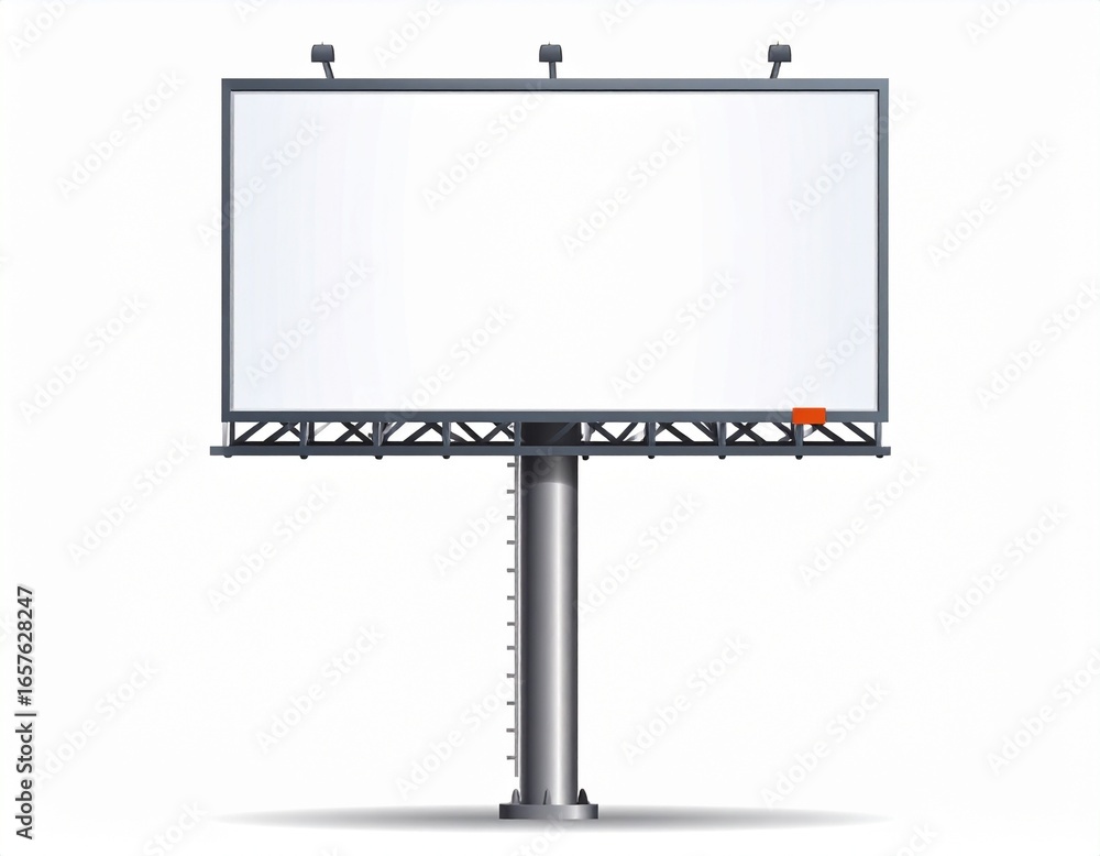 Fototapeta premium Blank Billboard Mockup Perfect for Advertising Design