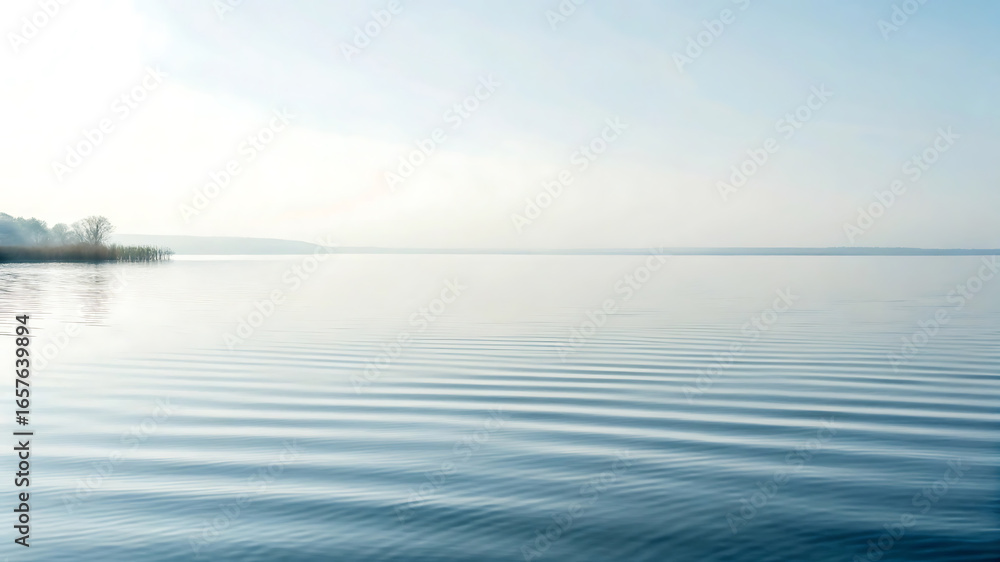 Fototapeta premium morning on the lake