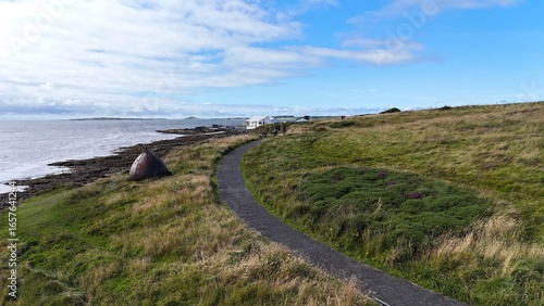 Konstfotografi pointe de Rosses Point près de Sligo en Irlande