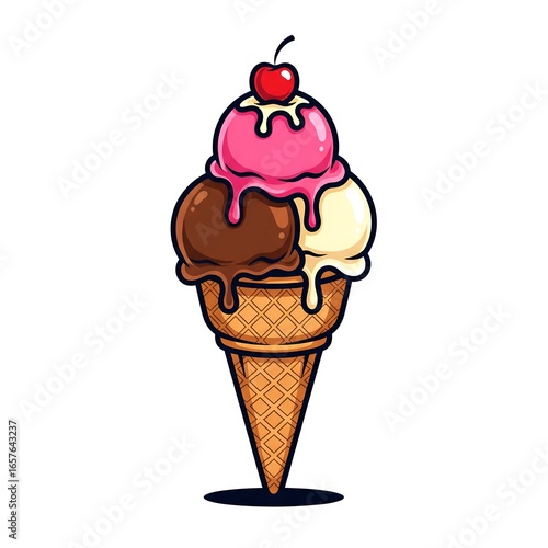 ice cream that is perfect to enjoy in summer