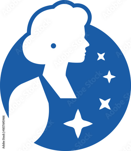 Maid icon. Simple maid icon for social media, app and web design. Vector illustration