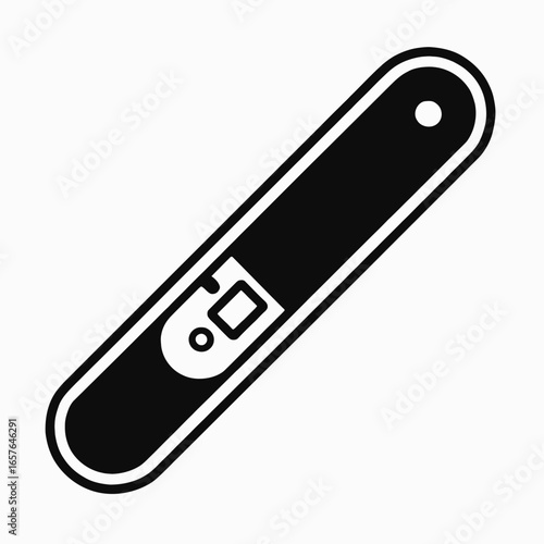 digital thermometer vector illustration