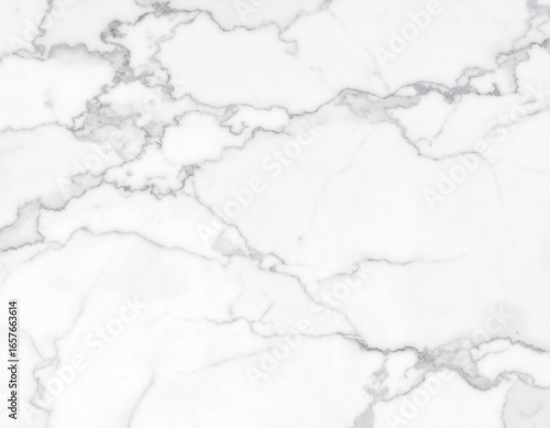 Elegant White Marble Texture with Natural, Flowing Grey Veins for a Luxurious Surface.