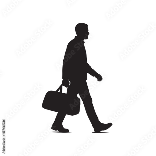 man carrying a bag