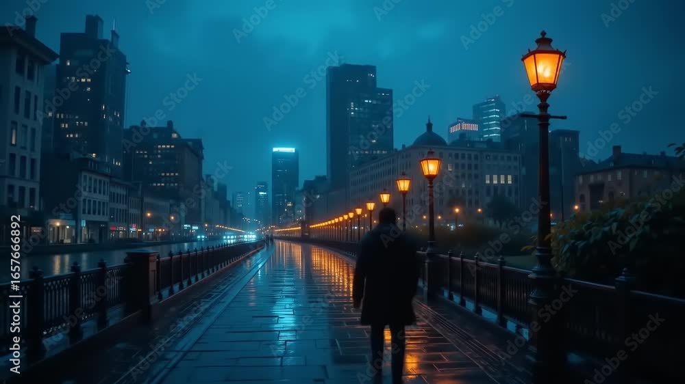 night scene of the city night scene of the city