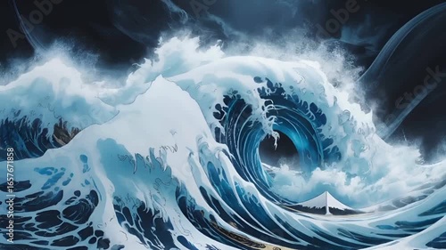 Great Wave off Kanagawa A Modern Interpretation