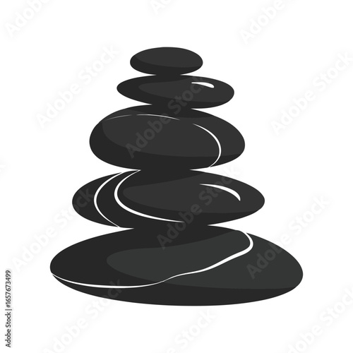 Zen balance stones stack spa meditation wellness harmony calm relaxation nature