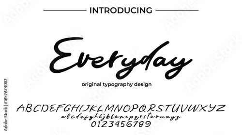 Everyday - Elegant Script Font for Smooth Handwritten Design and Creative Typography