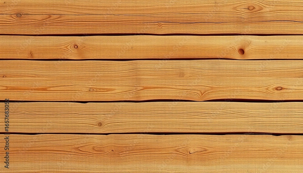 Fototapeta premium Rustic wood plank seamless pattern Horizontal, textured, warm brown & gray tones, visible grain & knots, brown, pattern