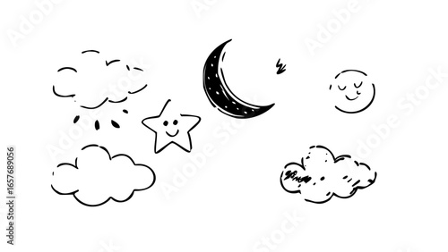 Cartoon comic style wizard magic spell