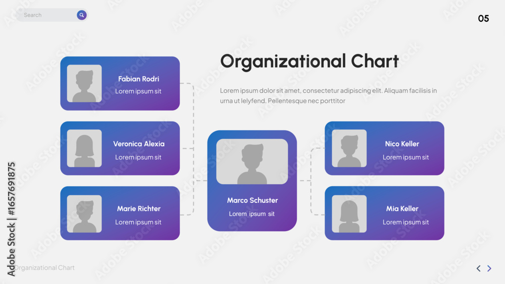 Organizational Chart Infographic Organizational Chart Infographic