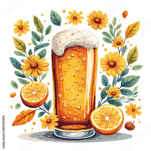 Cute Beer Design Very Cool