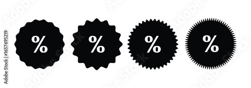 Discount icon, Percentage, finance percent offer tag, Shopping Sale label, , promotion commission icons button, vector, sign, symbol, logo, Discount, percentage icon symbol on white