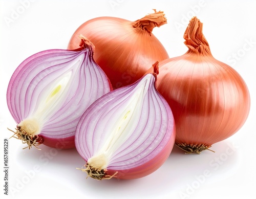 Wallpaper Mural Fresh Organic Onions – Whole and Sliced Torontodigital.ca