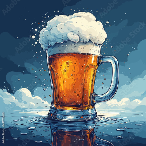 Cute Beer Design Very Cool