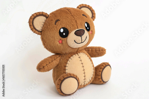 teddy bear isolated on white
