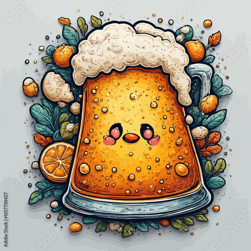 Cute Beer Design Very Cool