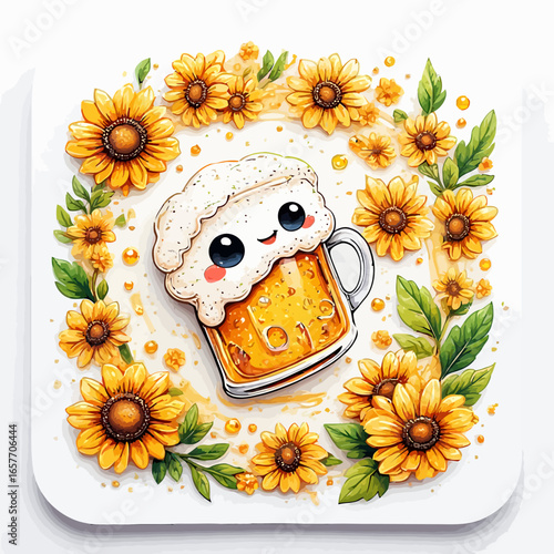 Cute Beer Design Very Cool