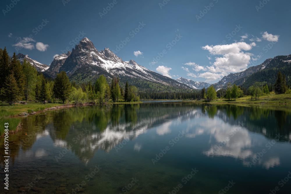 experience breathtaking beauty of wyoming mountain lakes during summer season where crystalclear waters reflect experience breathtaking beauty of wyoming mountain lakes during summer season where crystalclear waters reflect