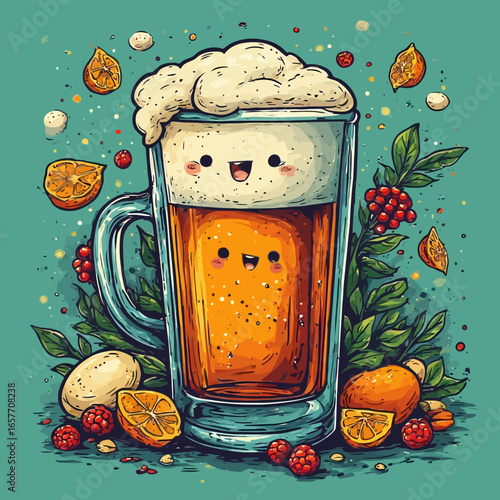 Cute Beer Design Very Cool
