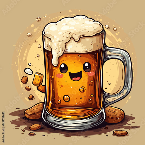 Cute Beer Design Very Cool