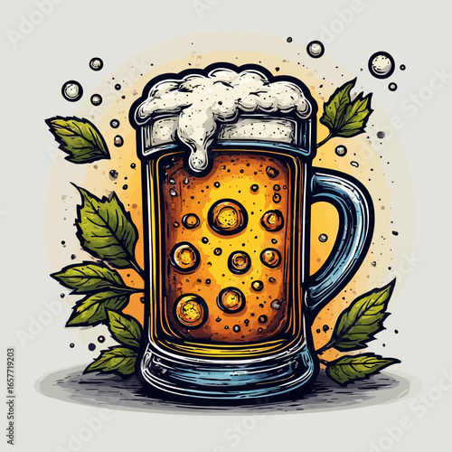 Cute Beer Design Very Cool