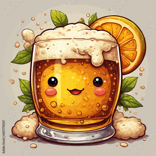 Cute Beer Design Very Cool