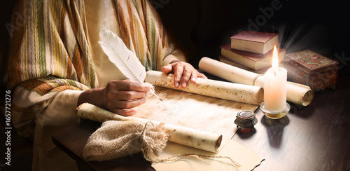 Ancient writer write the book