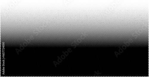 Transparent halftone gradient texture with shadow effect, black and white dot pattern abstract background, isolated set of three variations for creative presentation and layout.