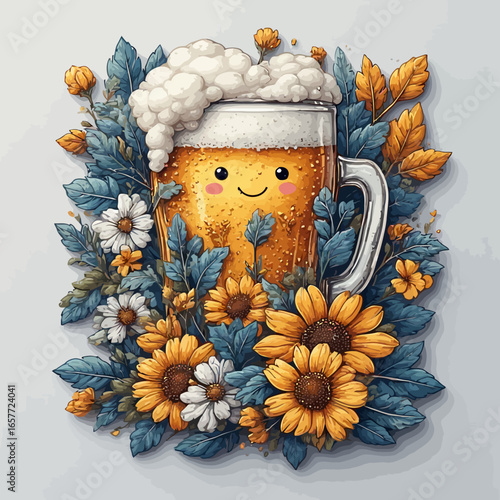 Cute Beer Design Very Cool