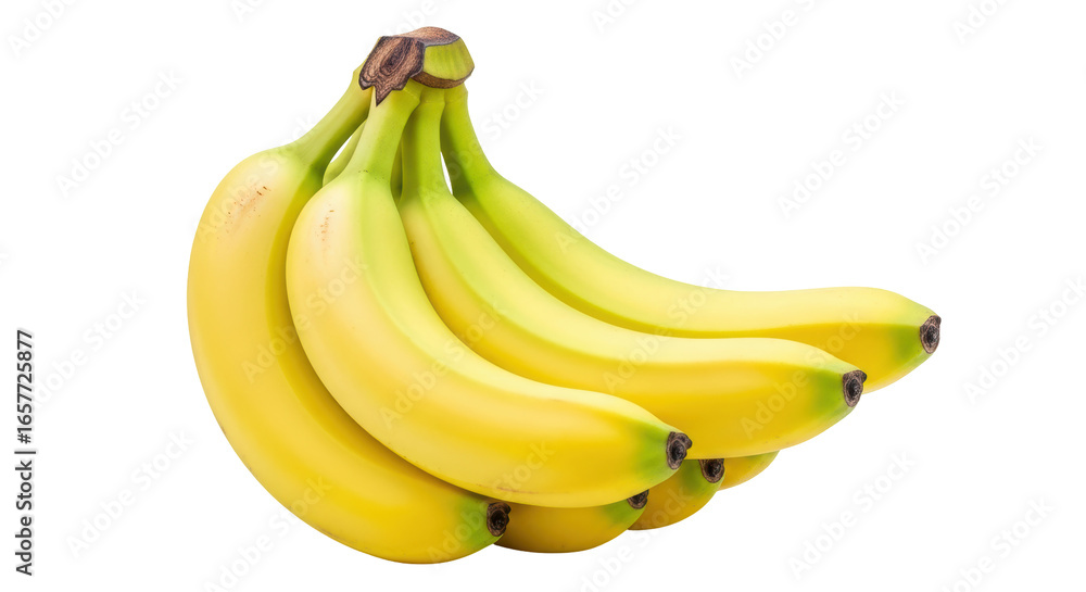 Isolated Bunch of Ripe Bananas Isolated Bunch of Ripe Bananas