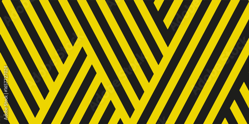 abstract simple yellow big to small corner line pattern can be used background.