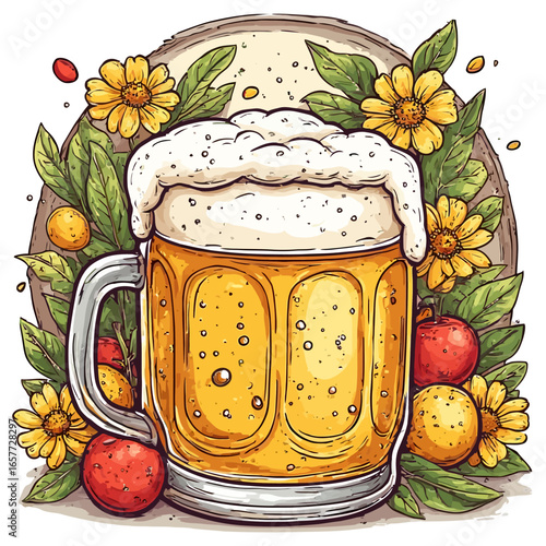 Cute Beer Design Very Cool