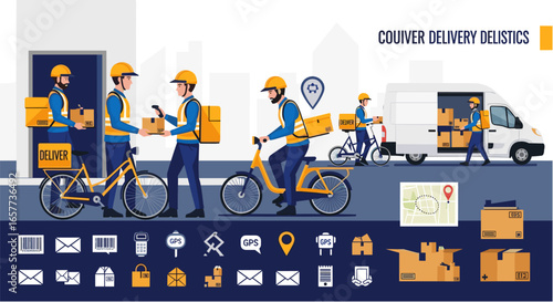 Courier Delivery Logistics and Services Transportation, Shipping, and E-commerce Solutions