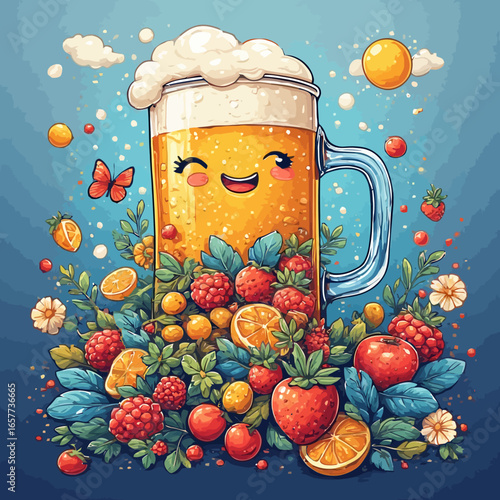 Cute Beer Design Very Cool